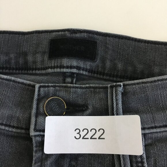 Mother Jean Womens 25 Gray The Stunner Zip Ankle Step Fray Lighting Up Lanterns - Picture 15 of 15